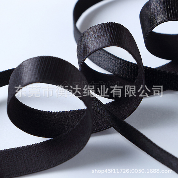 Blanco y negro en stock 0.8 ~ 4cm bra de mujer cinturón de hombro de ropa interior brillante de nylon elástico elástico