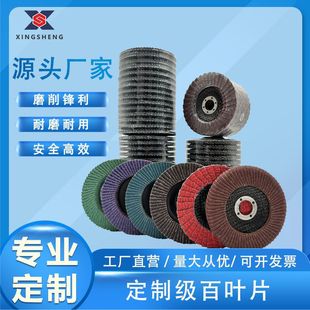 Source Factory Processes and Customizes Thickened Metal/Stainless Steel Grinding and Polishing Louver Blades for Angle Grinders