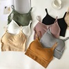 Sports bra, wireless bra, vest, top with cups, push up T-shirt, yoga clothing, suitable for import