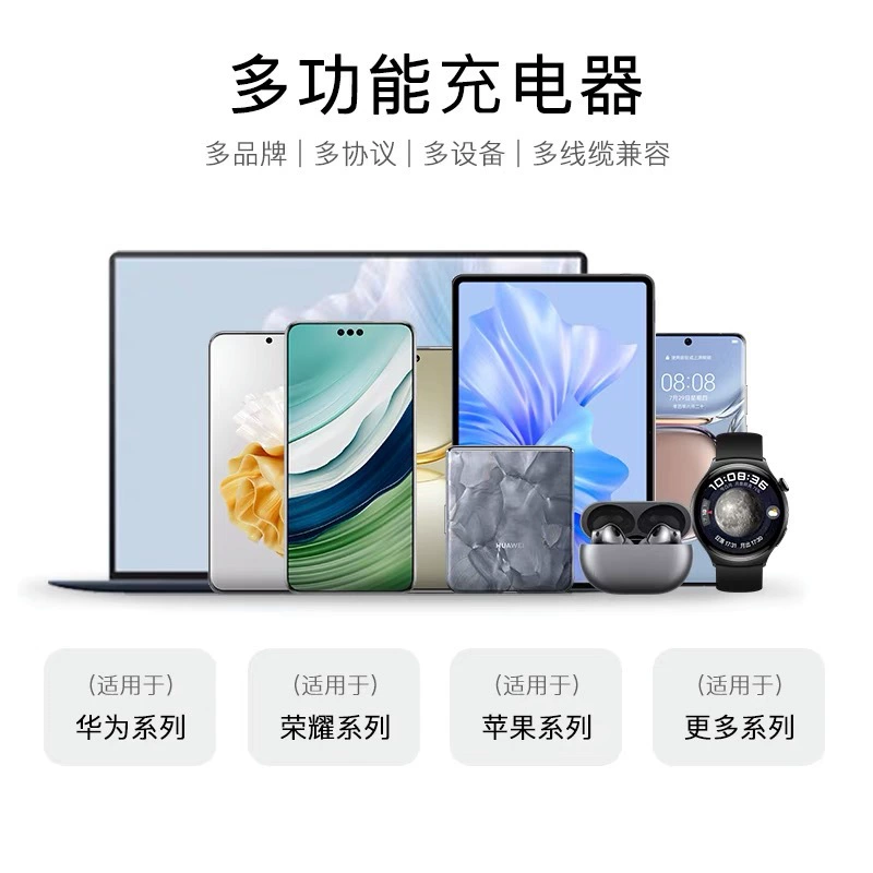 Huawei, совместимое зарядное устройство, зарядка для мобильного телефона, оригинальный комплект, 88Вт