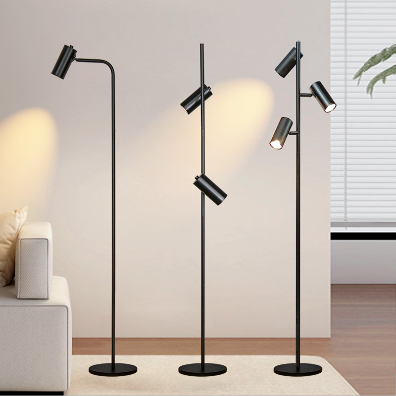 Cross-Border Nordic Living Room and Bedroom Minimalist Creative Sofa Side Ambiance Work Model Room Decoration Three-Head Floor Lamp