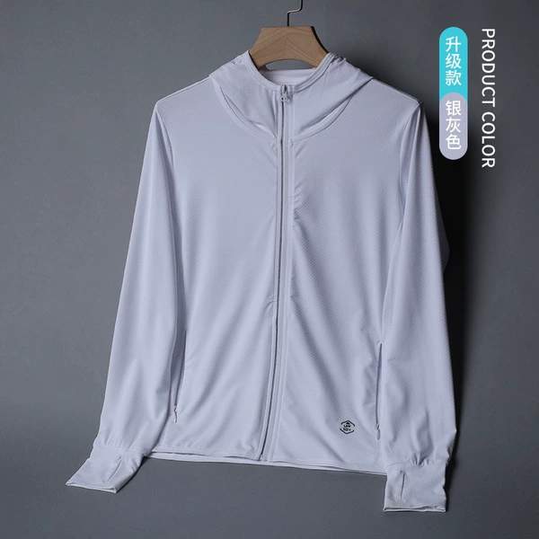 Knitted men's silver gray