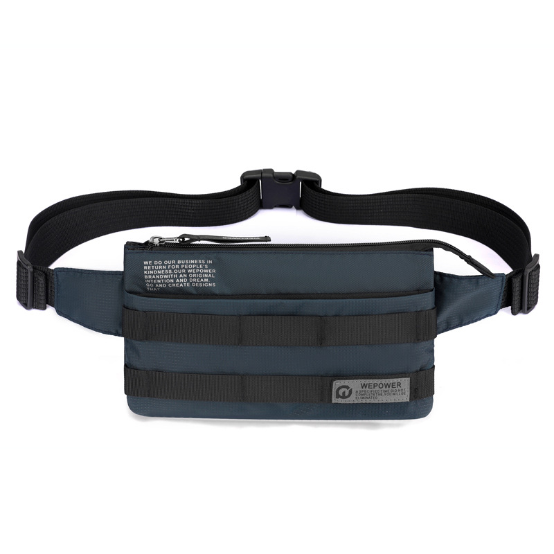 WEPOWER nueva bolsa de hombro pequeña para viajeros al aire libre, cintura portátil, bolsa de pecho anti-salpicaduras de moda de moda