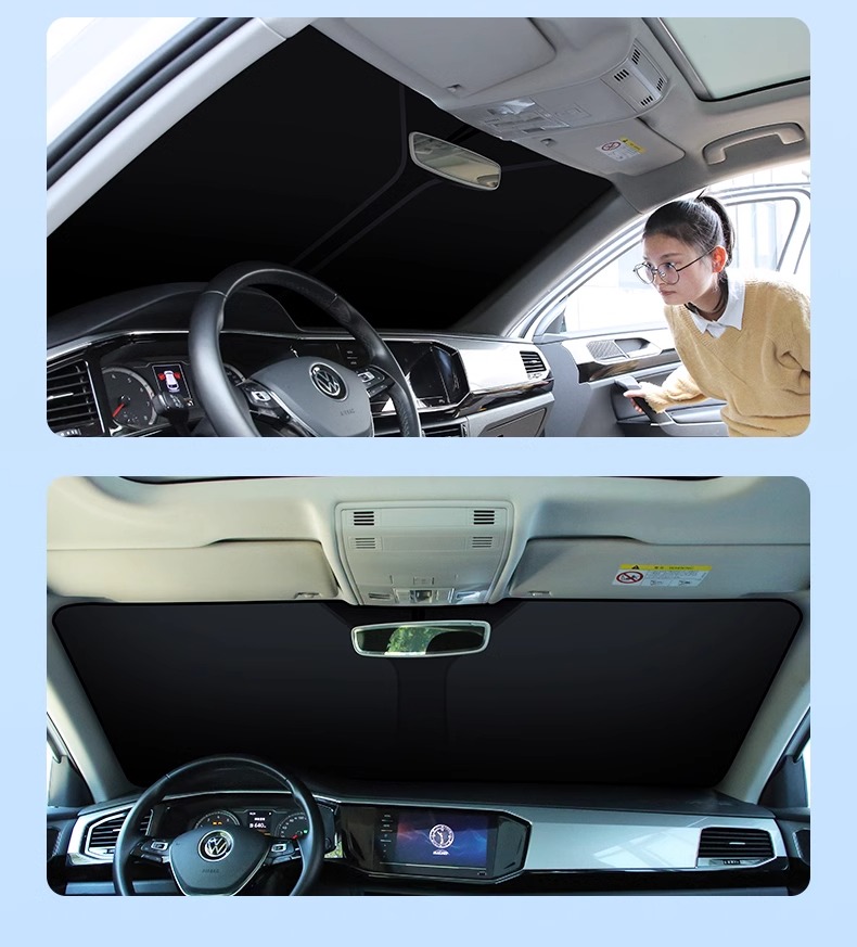 Suitable for Byd Qin/Han/Song Plusdmi/Dolphin Seagull Yuan Tang Car Sun Protection and Heat Insulation Curtain Sunshade Front