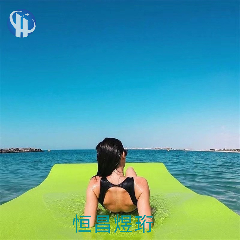 水上魔毯漂浮垫海边休闲度假泳池免充气浮床水上乐园跑道XPE浮毯