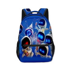 3D新品跨境宇宙机器人 astro bot 中小学生书包儿童背包双肩包