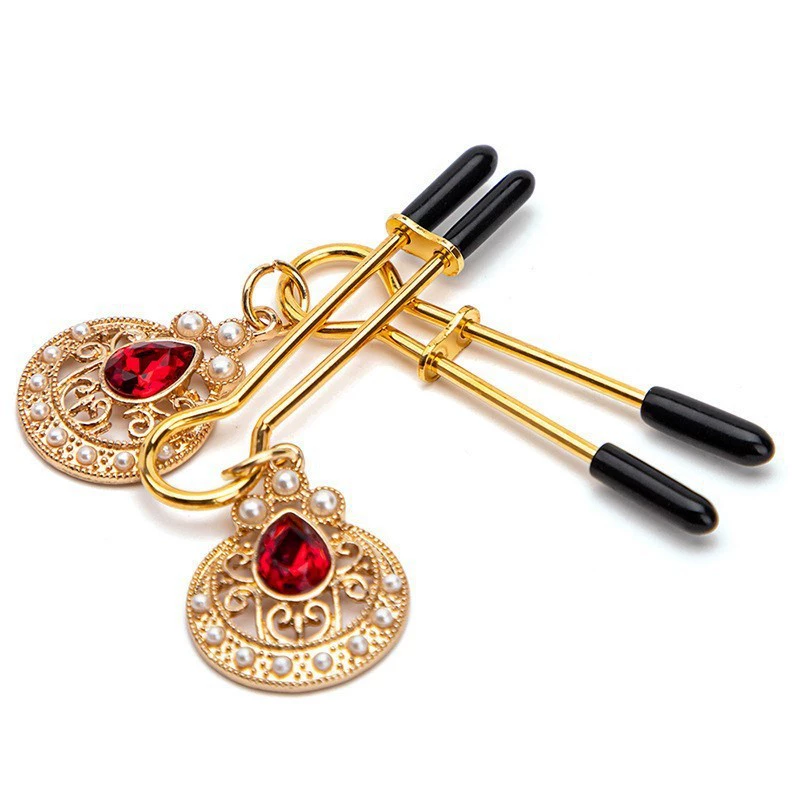 SM Fairy Bell Bells Fun Pearl Black Covery U - shaped milk clip Female Mimi Fun Tune Love Couple Products