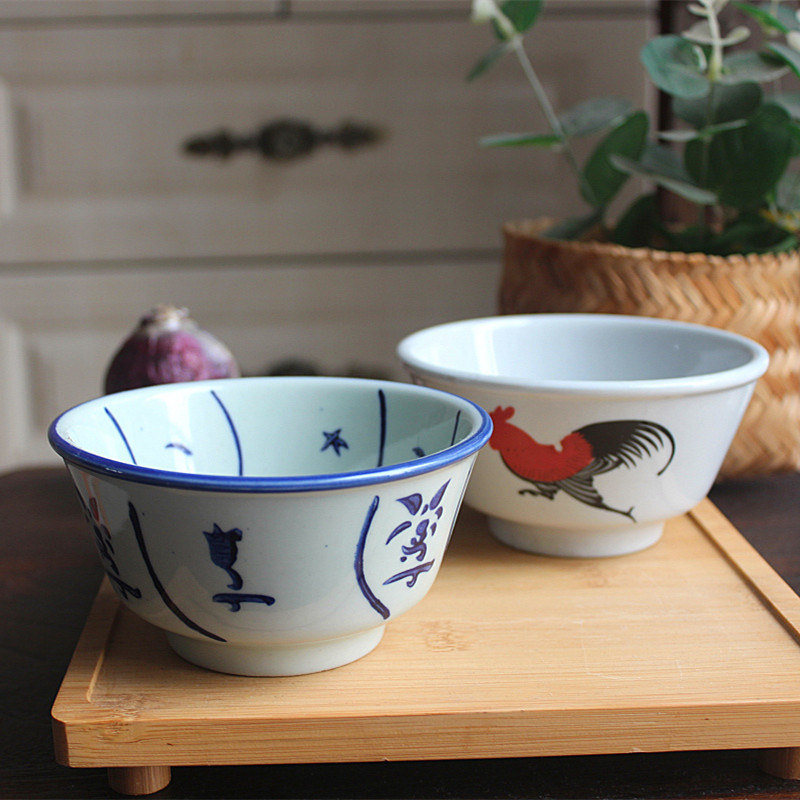 Ceramic Old-fashioned Sugar Water Bowl Sunflower Bucket Bowl Rice Bowl Soup Bowl Porridge Bowl Dessert Bowl Old Flower Rooster Two Thick and Rough Ceramic Old-fashioned Sugar Water Bowl Sunflower Bucket Bowl Rice Bowl Soup Bowl Porridge Bowl Dessert Bowl Old Flower Rooster Two Thick and Rough