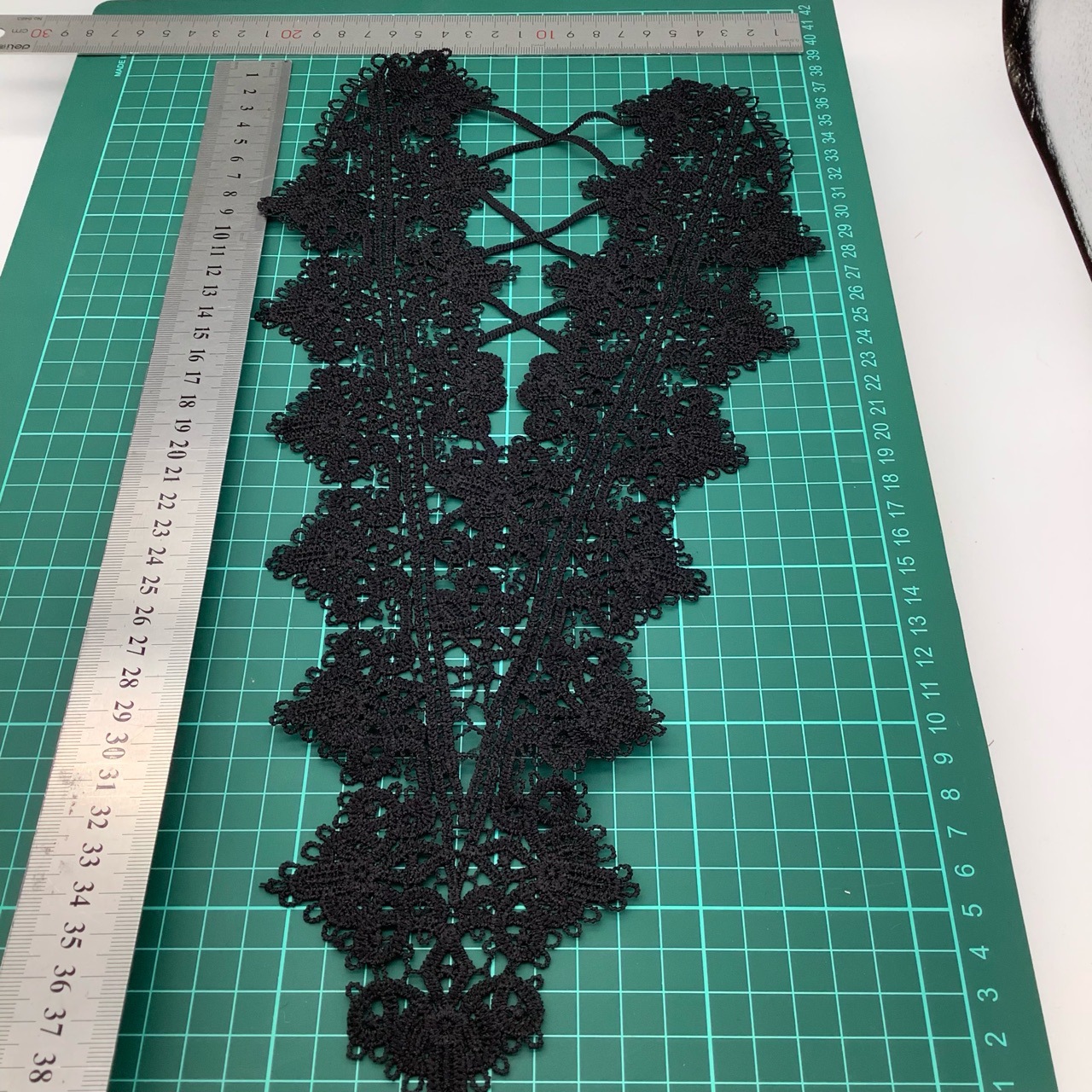 水溶牛奶丝后背美背绣花 水溶刺绣对花蕾丝花边服装辅料 洛丽塔