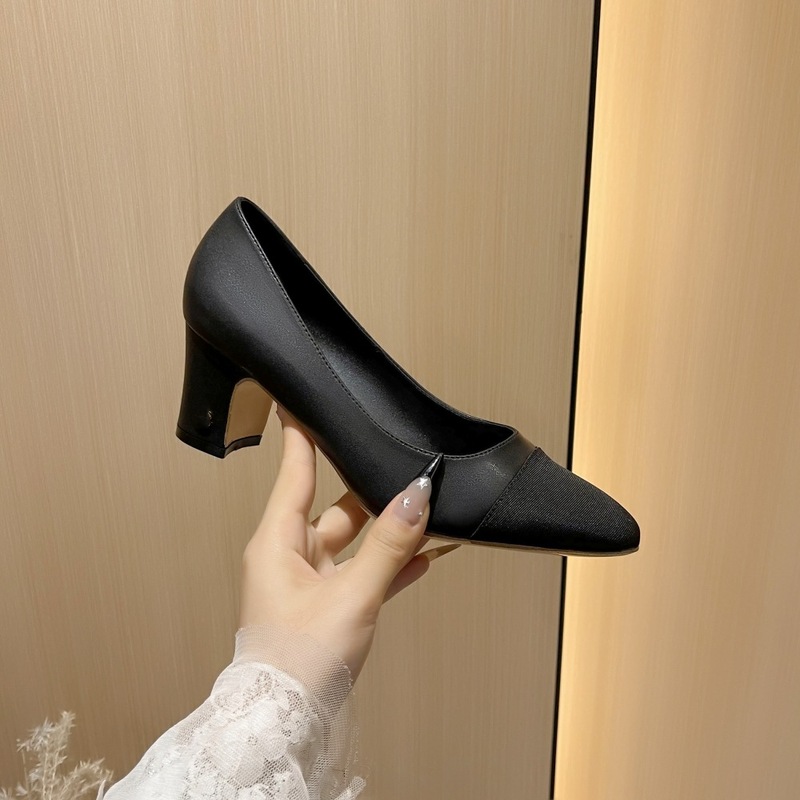 ワインレッドの小香風厚底ヒールシューズ、女性用、バックストラップ付き、スクエアトゥ、配色、ミドルヒール、バックオープン、トゥカバー、サンダル、多用途|undefined