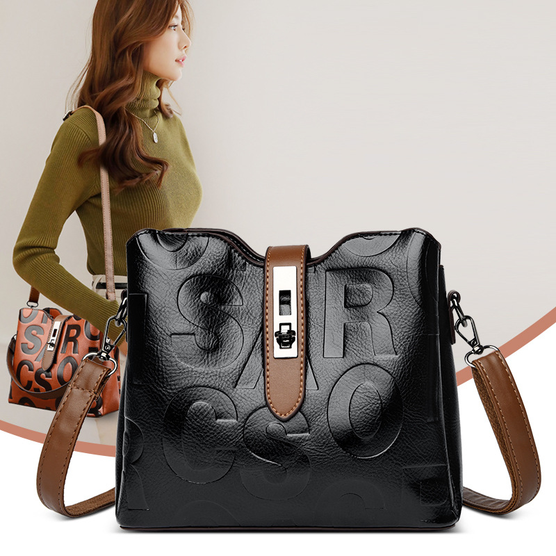 2023 invierno nueva bolsa de mensajero de hombro portátil estilo europeo y americano moda fresco Comercio exterior transfronterizo