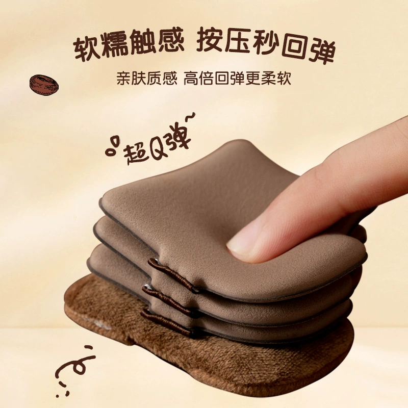 Acrylic compact powder, sponge, soft heel, set