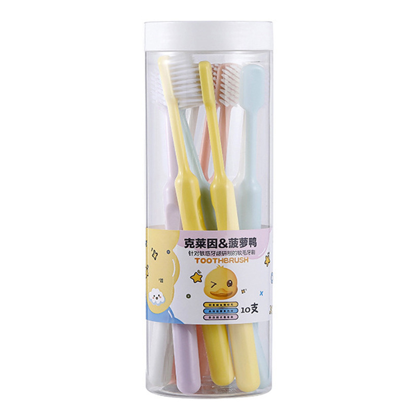 Cepillo de dientes de pelo suave, cepillo de dientes de pelo suave de pelo nanométrico, cepillo de dientes desechable para mujeres y hombres.