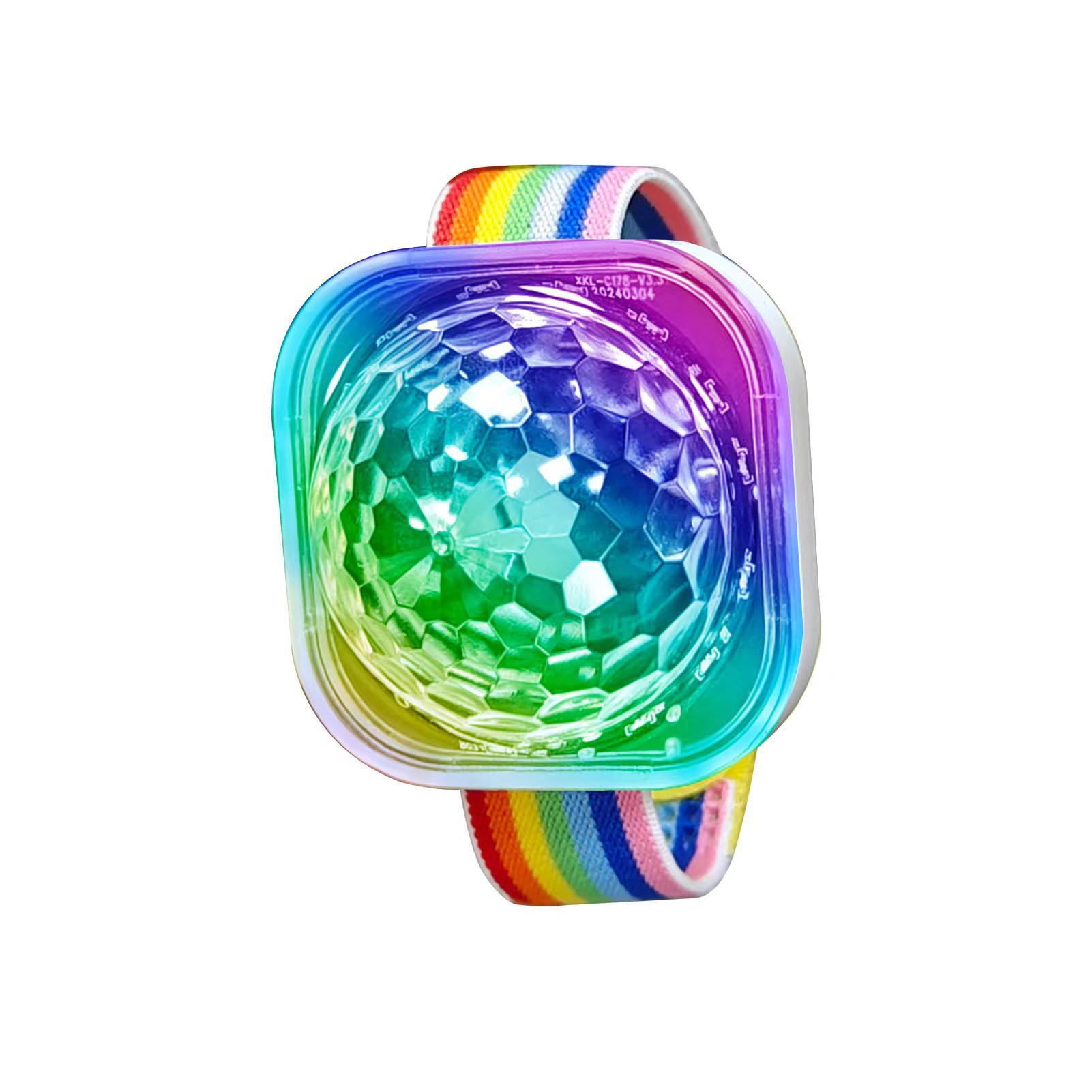 Exquisita pulsera USB lámpara de succión de coche BOLA MÁGICA lámpara de escenario colorido puede usar lámpara de reloj