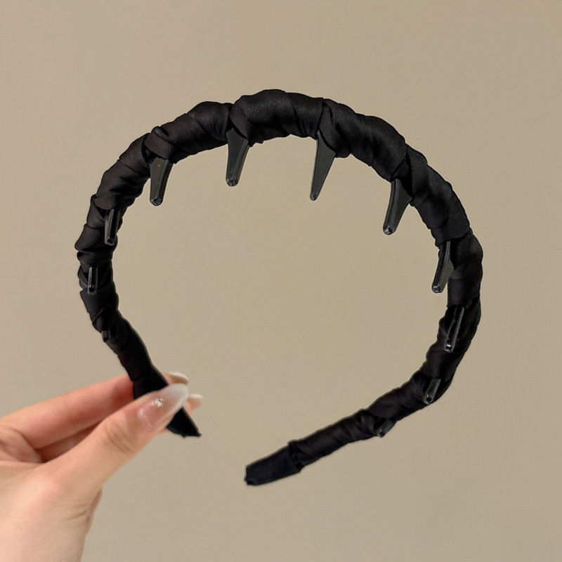 Temperamento de alto cráneo, banda de cabello ondulado, banda de cabello para mujeres de alta calidad, estilo extranjero, lavado de cara, banda de cabello especial, clip de cabello para cabello