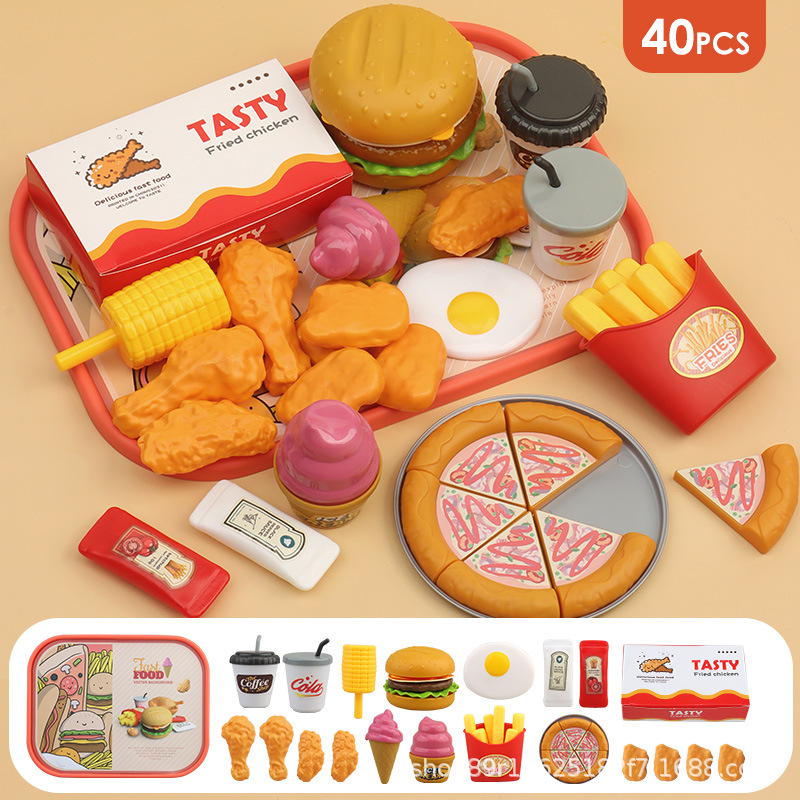 햄버거 40개 세트 피자