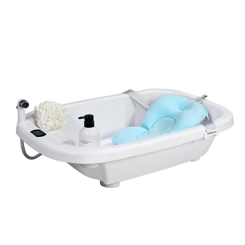 bañera para bebés recién nacidos, bañera para bebés que pueden sentarse y acostarse, bañera para niños en forma de huevo alrededor de la cresta