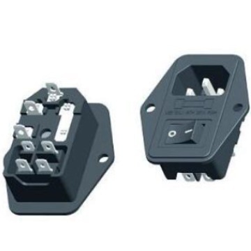 供应DB-14多合一电源插座/品字插座/带保险丝座插座/带开关插座