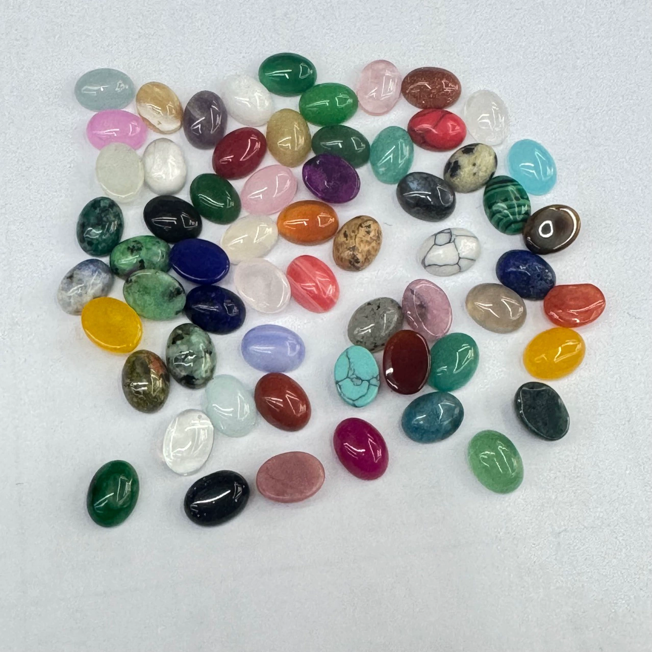 Organic gemstone for ring, accessories, 6x, x8, DIY