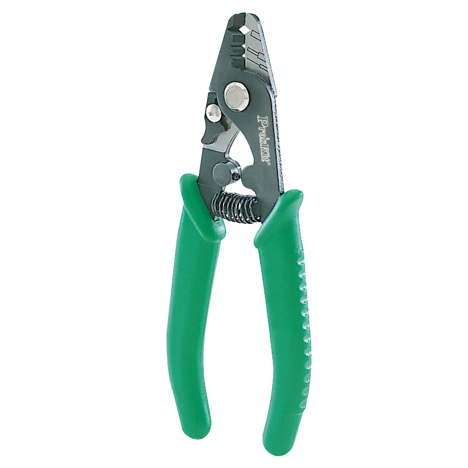 中国台湾宝工 8PK-326 三口式光纤剥线钳 工具钢剥皮钳碳钢