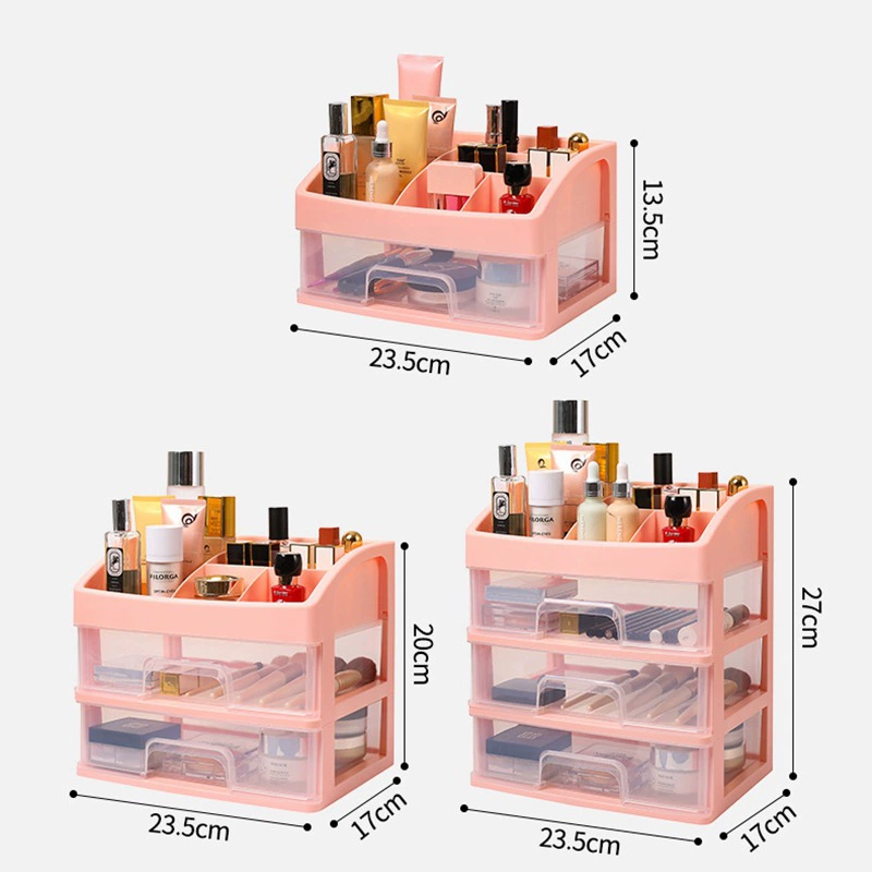 Student-friendly lipstick for manicure, table cosmetic storage box