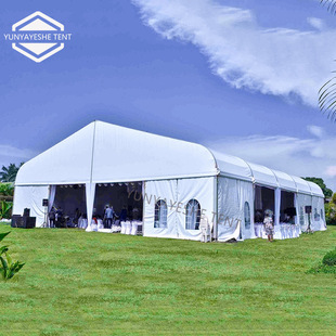 Guangzhou Large Manufacturers Customized Outdoor Aluminum Alloy Tents, Curved Column Tents, Outdoor Activities, Wedding Rooms, Etc