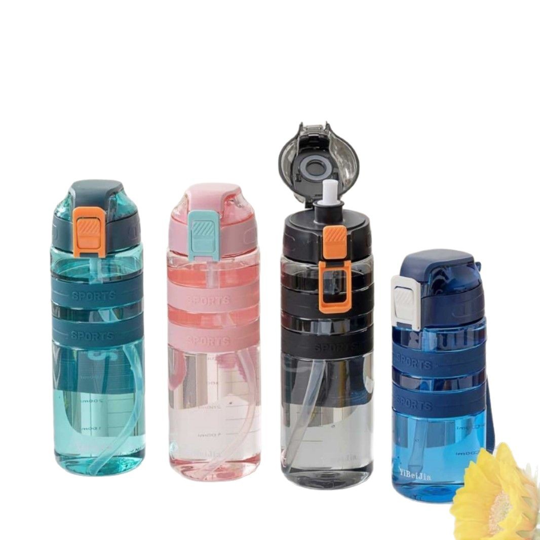 Yili taza de agua de gran capacidad de plástico portátil deportivo fitness al aire libre turismo de estudiantes hervidas de agua tazas espaciales para niños y niñas