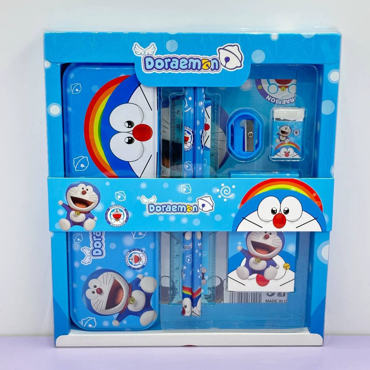 Stationery for students, set, pencil case, crayons for kindergarten