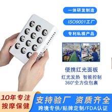 亚马便携式60w全光谱红光理疗灯手持式迷你台式红光灯红外线理疗