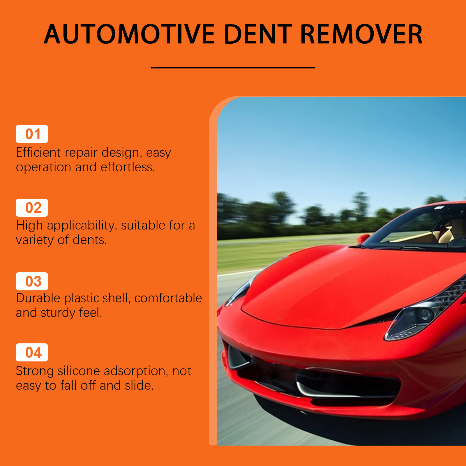 Rayhong Car Dent Repair Suction Cup, Dent Pulling Tool, Sheet Metal Dent Repair Silicone Suction Cup