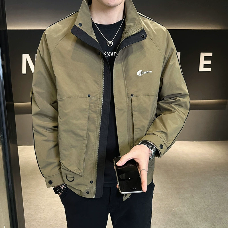 Повседневные куртки-куртки с воротником для мужчин DS-A329-JK303-P115