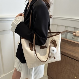 New Simple Leisure Tote Bag Wholesale Cross-border Shopping Commuter Underarm Bag Large Capacity Trendy Tote Bag
