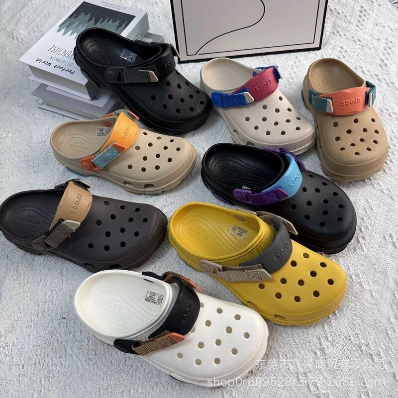 Cross Hole Shoes Summer Men's and Women's Couples Wear-Resistant Non-Slip Sandals Outdoor Leisure Neutral Speed