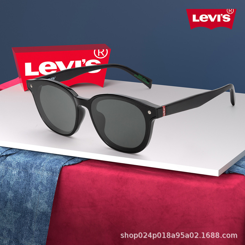 Levis Levis New Polarized Women's Sunglasses Large Frame Slimming Look Driving Sun Protection Versatile Sunglasses for Men Lv7178