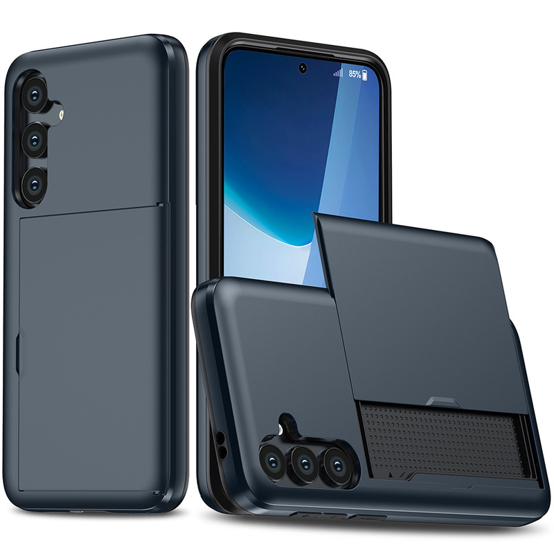 Samsung S26Plus Sliding Card Phone Case Suitable for S26Ultra Wallet Style Anti-Fall Protective Case A17 Full Package Samsung S26Plus Sliding Card Phone Case Suitable for S26Ultra Wallet Style Anti-Fall Protective Case A17 Full Package