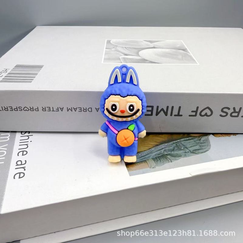 新しいクロスボーダー漫画ラブブ小さな羊人形キーホルダーペンダント軟質プラスチック立体かわいいキーホルダー卸売|undefined