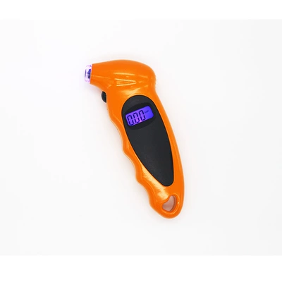 Air pressure gauge/tire pressure gauge – be printed with logo - vibrant-orange-orange