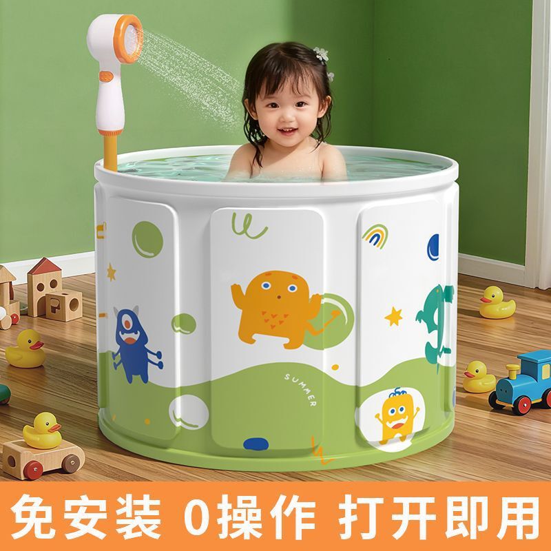 Full-Body Bathtub, Adult Stacking Bath Bucket, Adult Bath Bucket, Household Children's Bath Basin, Portable Bath Bucket