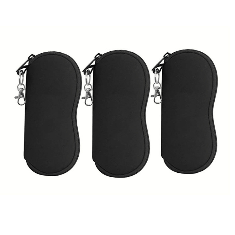 Cross-Border Logo Neoprene Eyeglass Frame Storage Bag Neoprene Sunglasses Soft Case Portable Waterproof Bag