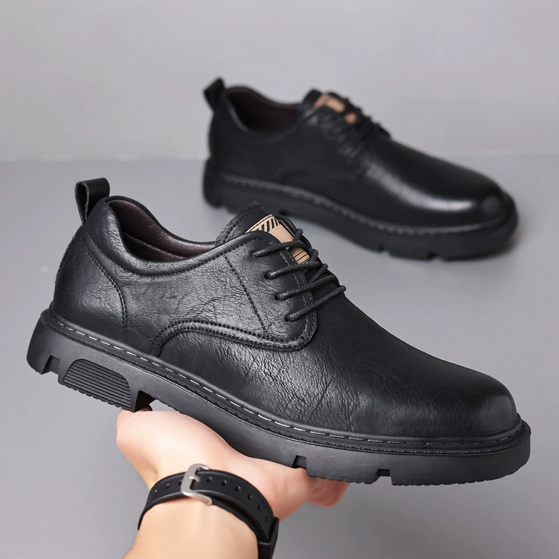 Дышащая Спортивная повседневная обувь из натуральной кожи Мужская обувь в стиле ретро Baita Молодежная рабочая одежда Модная обувь Удобная Нескользящая кожаная обувь