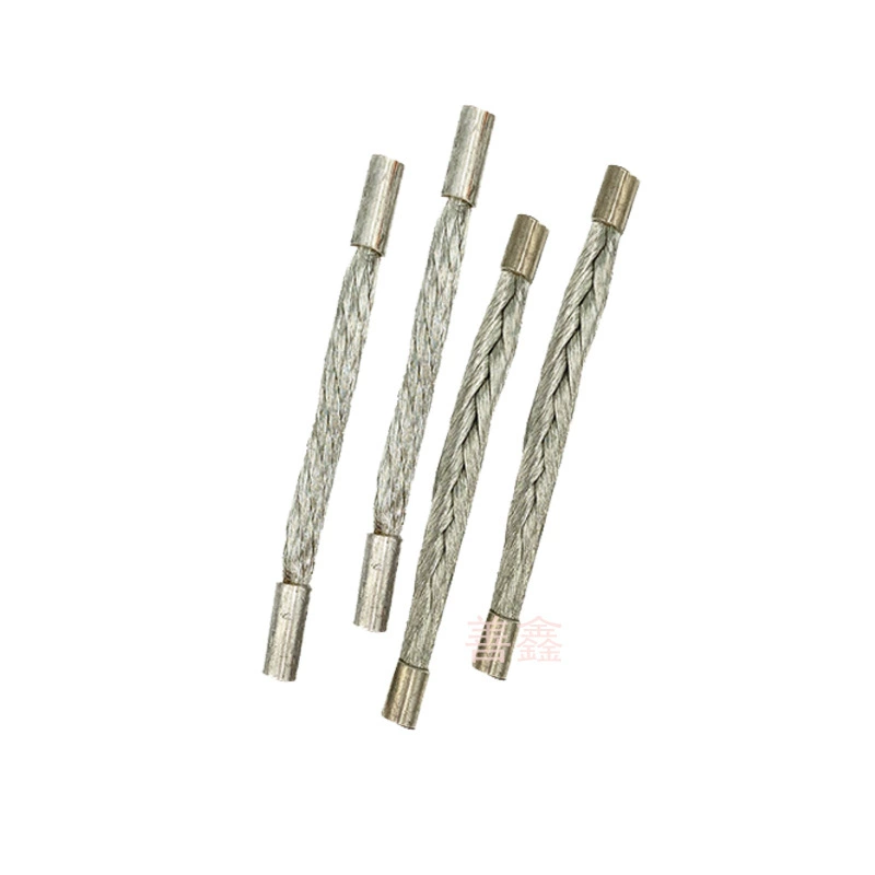 Мягкое соединение из луженой меди Телескопическое соединение медной оплетки Проволока из луженой оплетки Обработка и настройка мягкого соединения