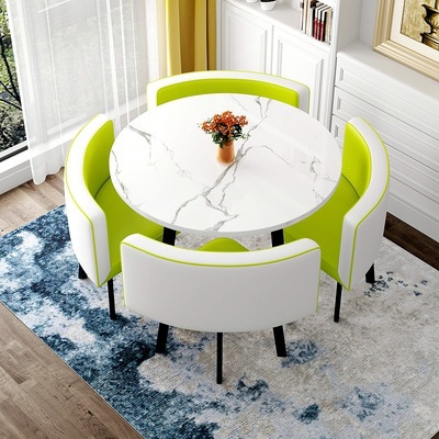 Mesa de comedor disponible para uso doméstico, apartamento pequeño, mesa de comedor, tienda, mesa de negociación, mesa y silla, mesa redonda de recepción