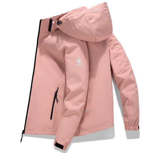 2025 New Model Mainly Promoted Cap-Off Jacket Men's Windproof Jacket Casual Outdoor Jacket for Middle-aged and Young Men