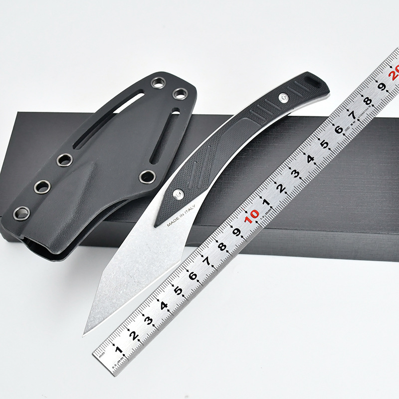 跨境新款极端武力户外直刀G10柄高硬度野外防身生存刀锋利水果刀