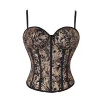 Золотой sexy топ-бюстье, цветочный, Aliexpress, (кросс-бордерная торговля)