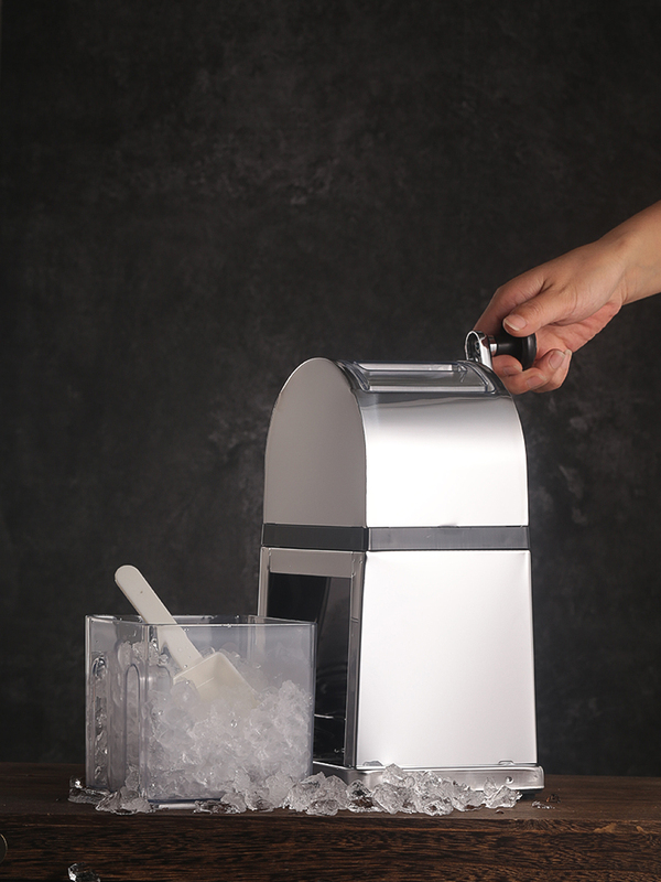 Bar Ice Crusher Ice Soul Tin Alloy Household Small Manual Commercial Cocktail Ice Cube Hand-Cranked Coffee Milk Tea