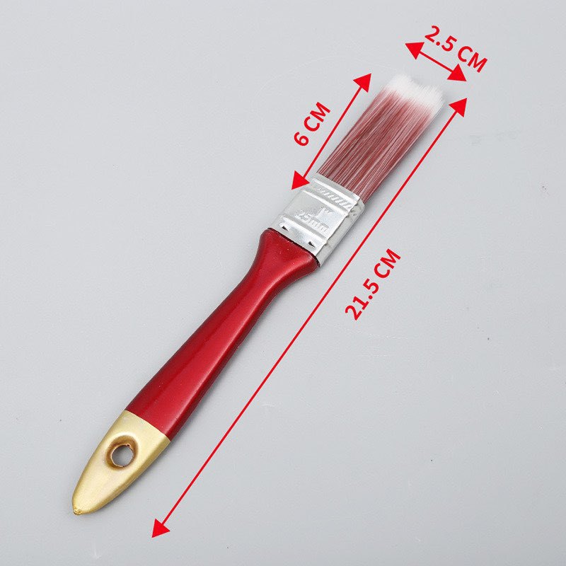 빨간색 1inch 중간 사이즈 송풍구 브러쉬