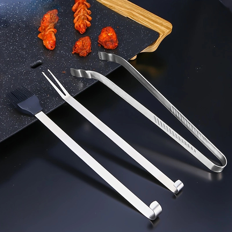 Spot 304 Stainless Steel Barbecue Tongs Barbecue Tongs Bbq Barbecue Tools Extended Bread Tongs Spaghetti Food Tongs Steak