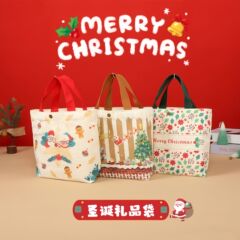 新商品現物クリスマスプレゼント袋クリスマスイブリンゴ袋紐引きキャンディーポケットサンタクロース包装袋