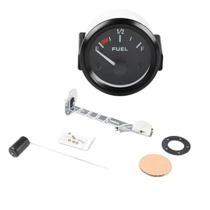 12V Car Modified Instrument Oil Level Gauge with Oil Float, Universal 52MM Car Instrument Oil Level Gauge